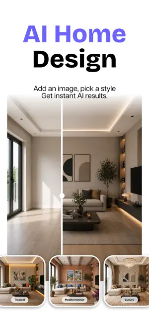 AI Home Design: Decor Interior iPhone screenshot 1