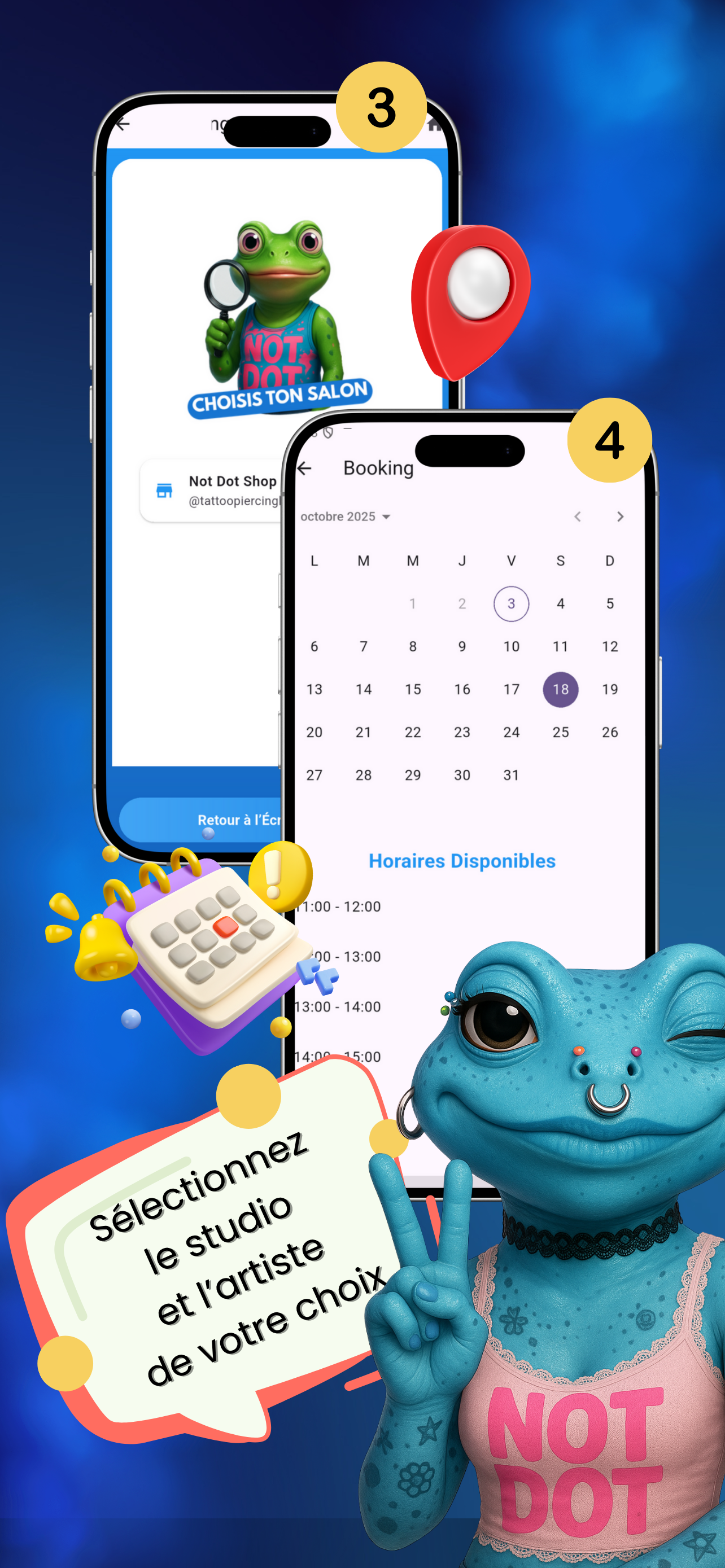 Not Dot Shop Booking