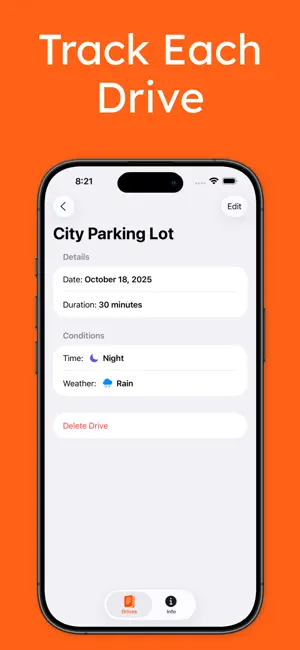 Student Driving Log screenshot 3