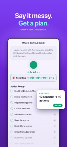 Clarity AI: ADHD Focus & Tasks Screenshot 2 of 6