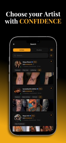 TattooTalks: Find & Book Screenshot 3 of 5