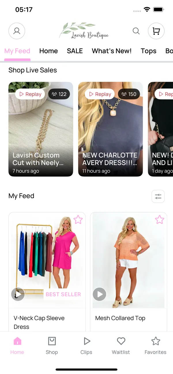 Screenshot #2 pour Lavish Boutique Clothing