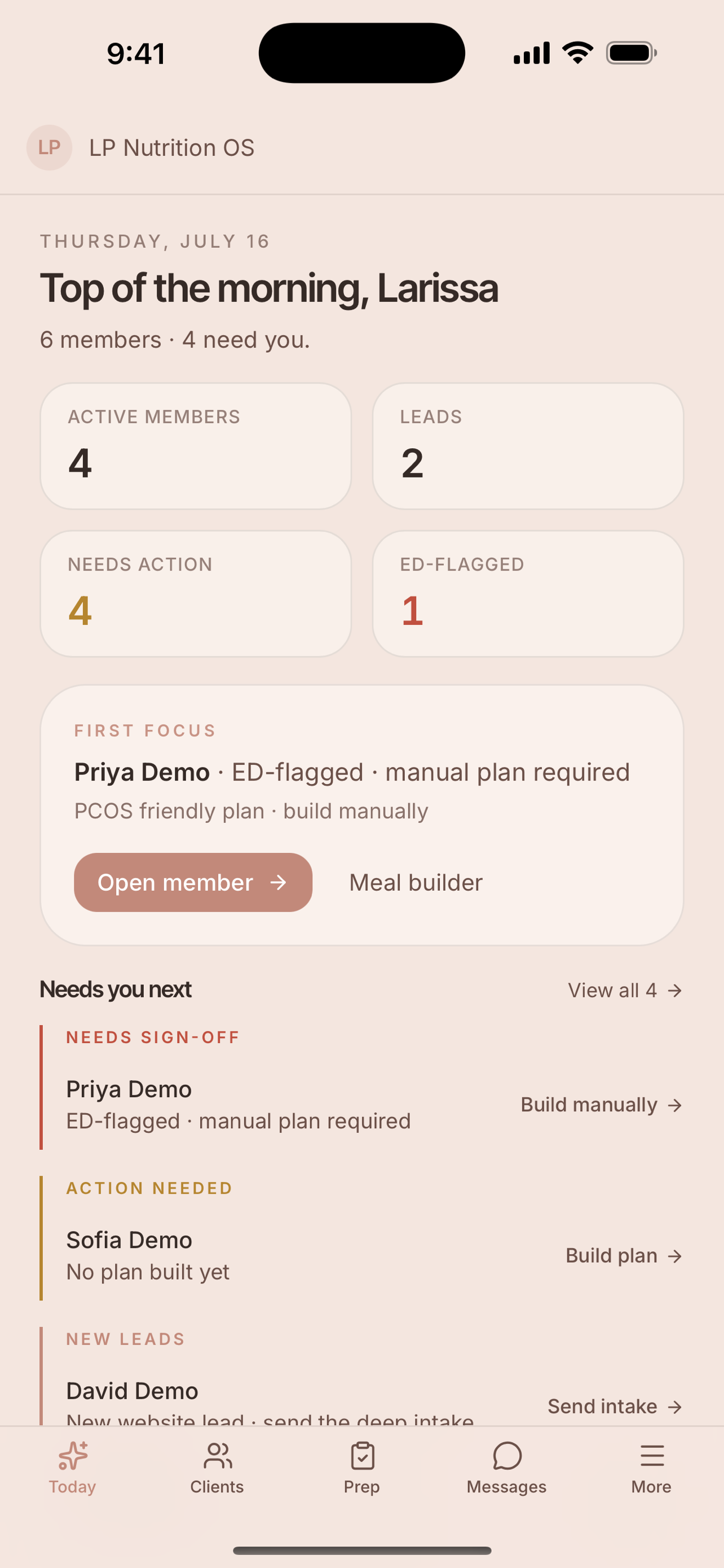 LP Coach screenshot 3