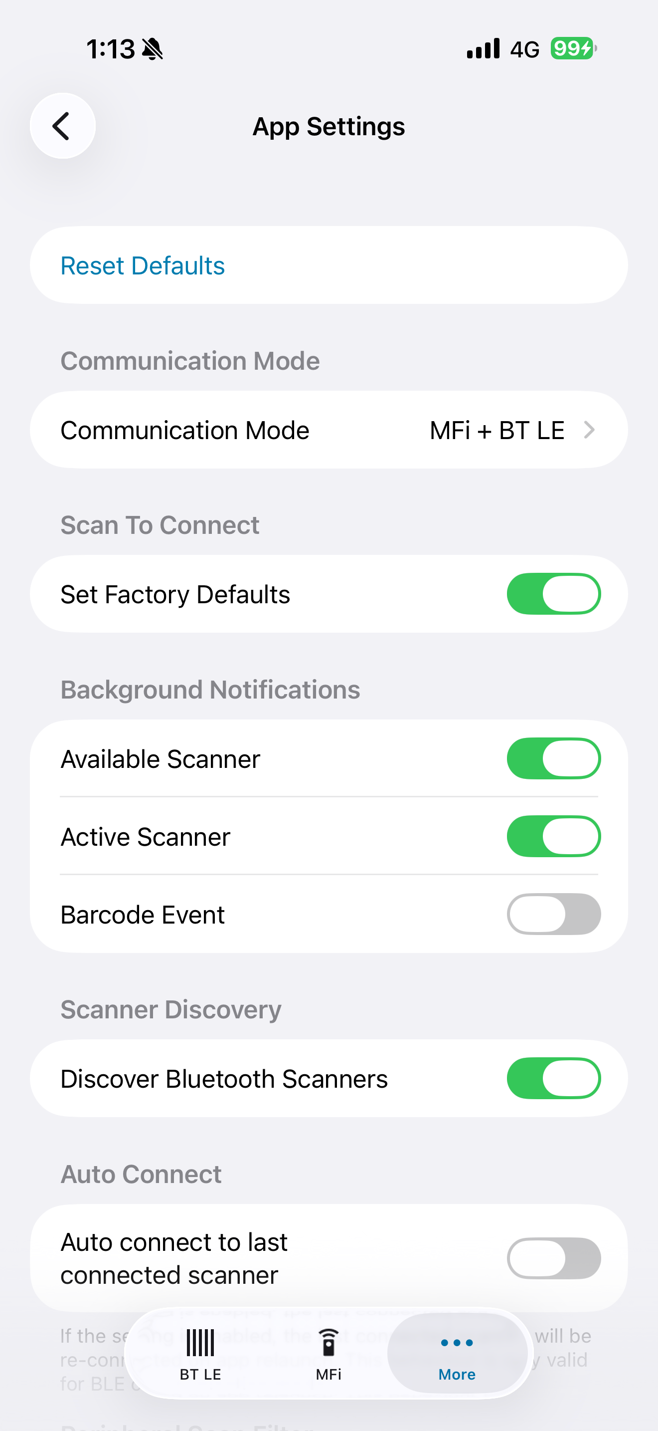 Zebra Scanner Control