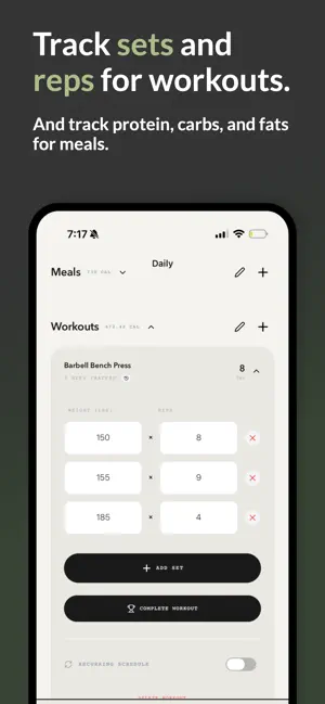 TRAKD: Simple Fitness Log screenshot 4