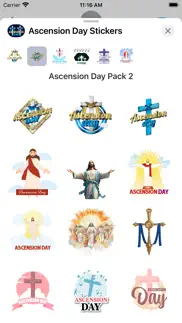 ascension day stickers iphone screenshot 2