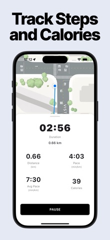 Walk Tracker Map: Steps & GPS Screenshot 3 of 4