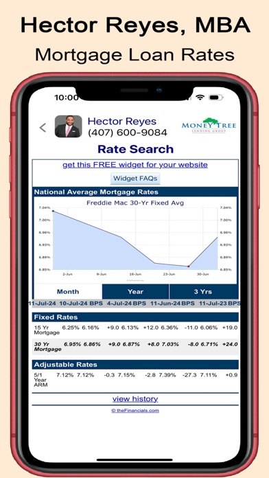 Hector Reyes, MBA Screenshot