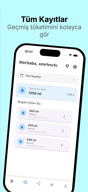 Su Takibi: Daily Water Tracker screenshot 2