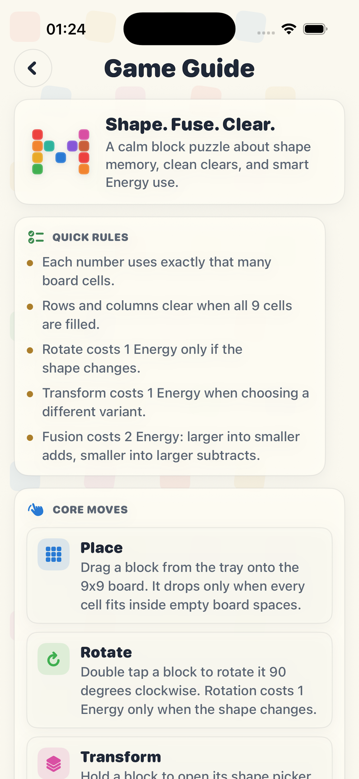 Mini Moves: Block Fusion screenshot 6