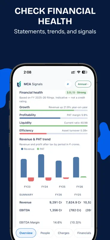 MCA Signals: Indian Companies screenshot 3 of 8