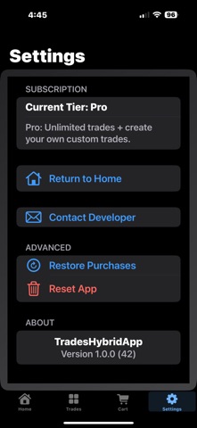Construction Trades Ordering Screenshot 9 of 10