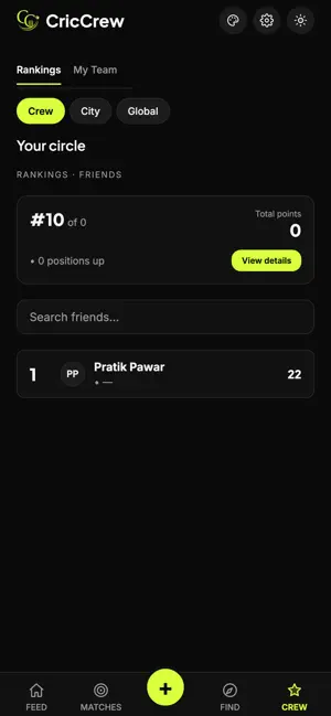 CricCrew screenshot 2