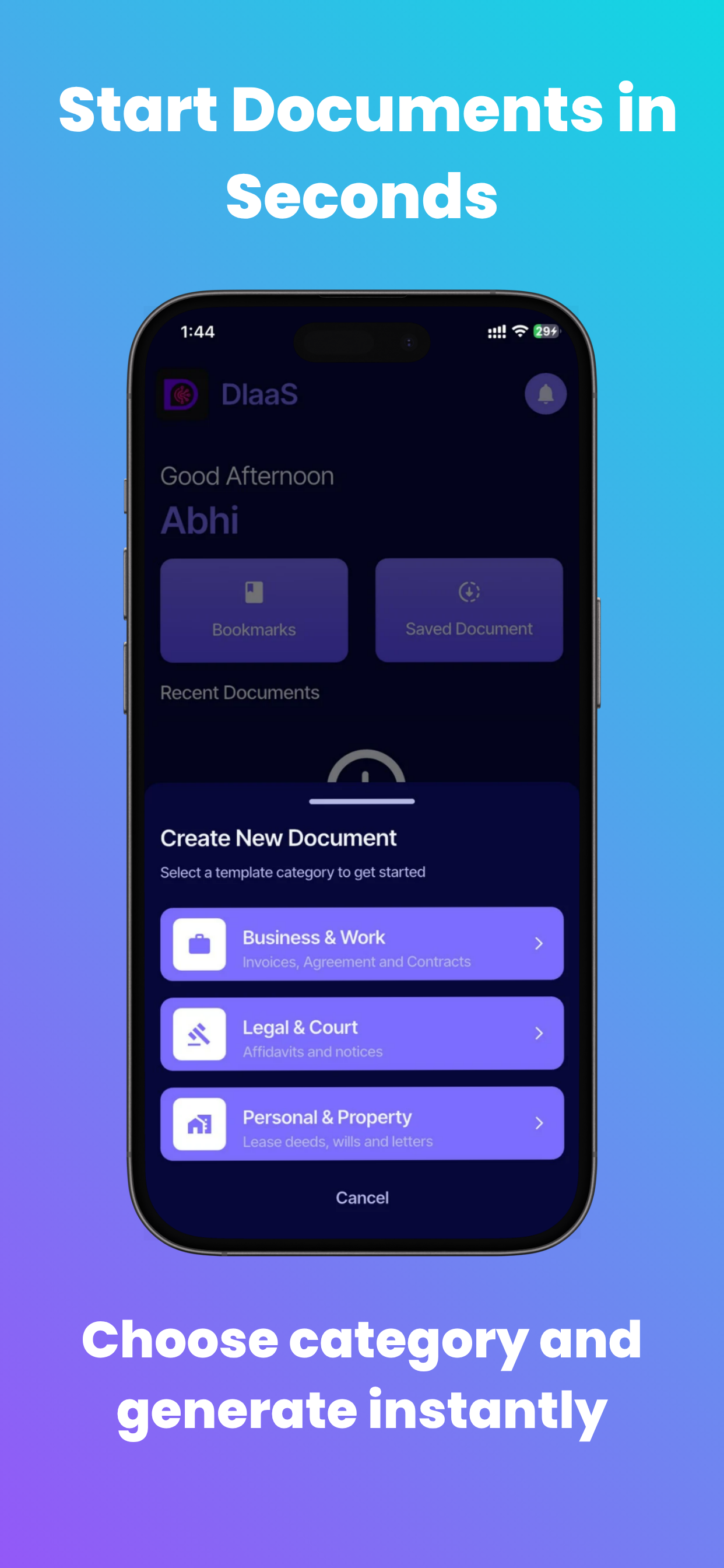 DLaaS : AI Draft for Law Firms screenshot 4