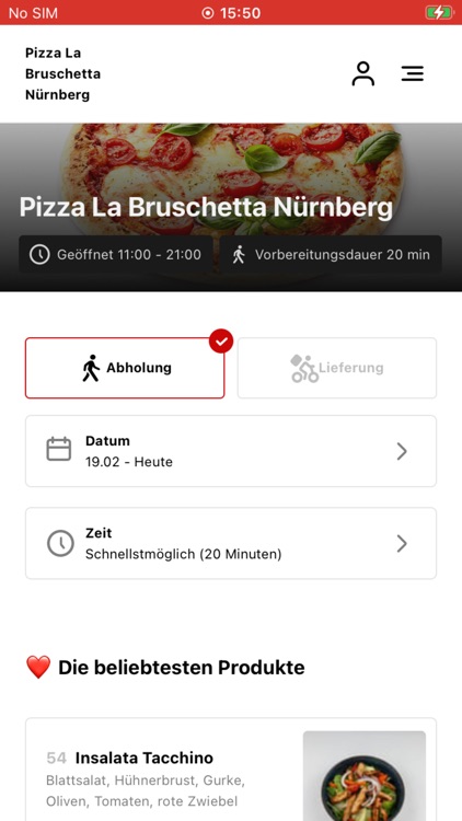 Pizza La Bruschetta Nürnberg