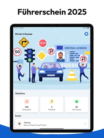 Driving License Test 2025 iPad screenshot