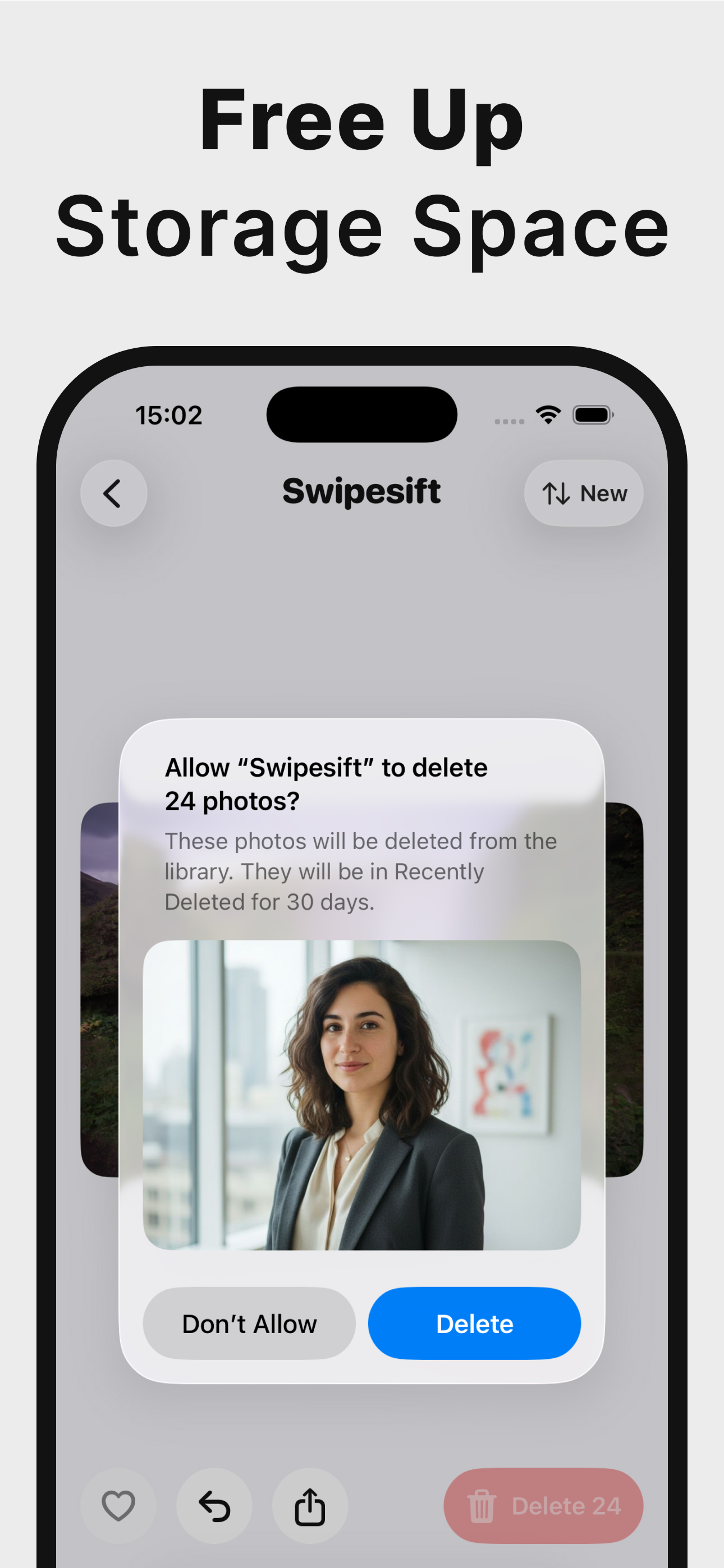 Swipe Delete Photos: Swipesift