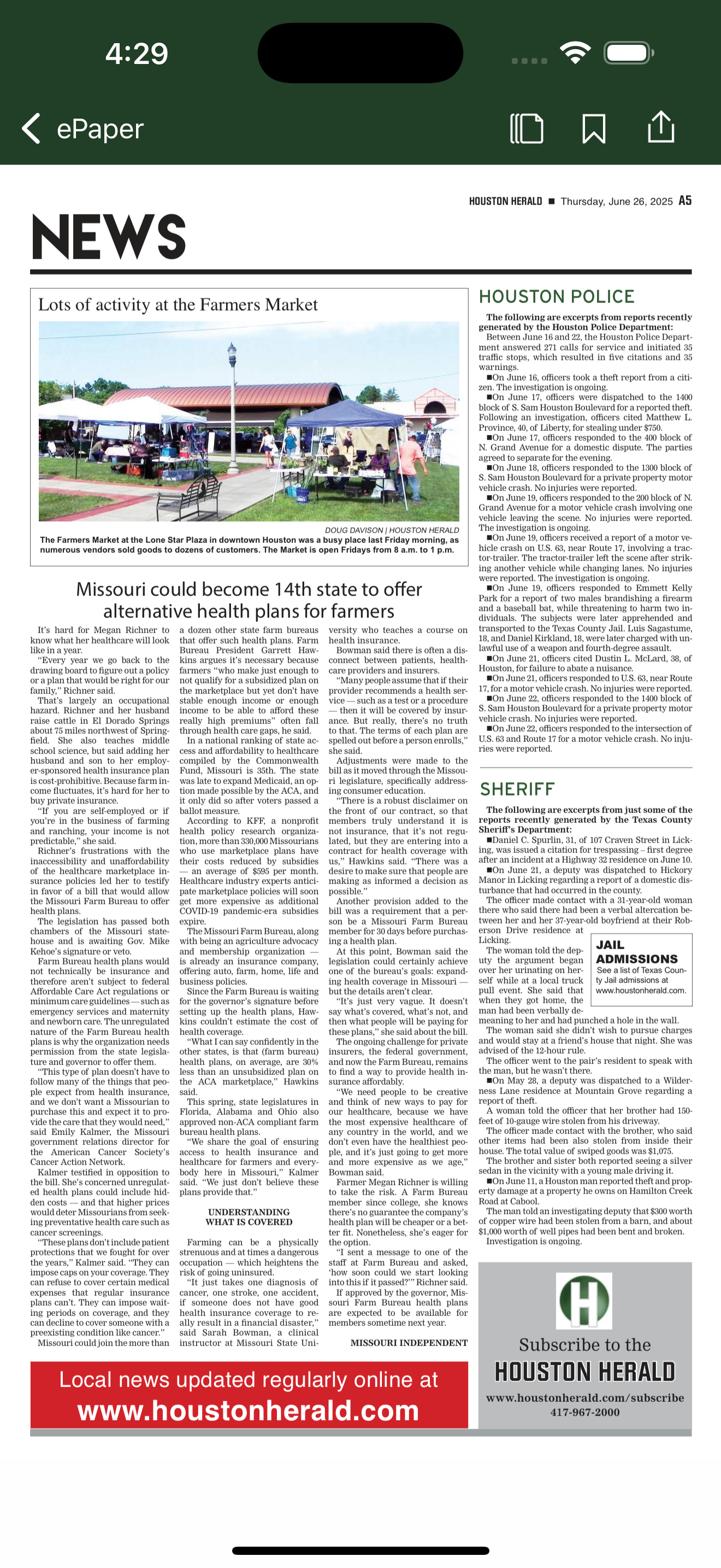 Houston Herald screenshot 5