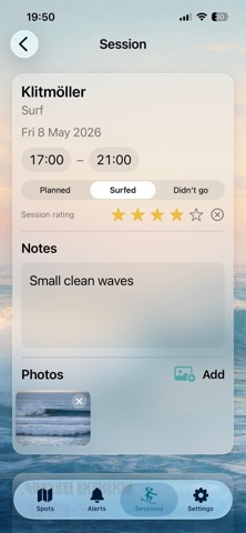 Surflert screenshot