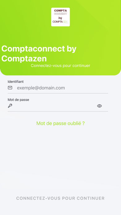 Screenshot #2 pour Comptaconnect by Comptazen
