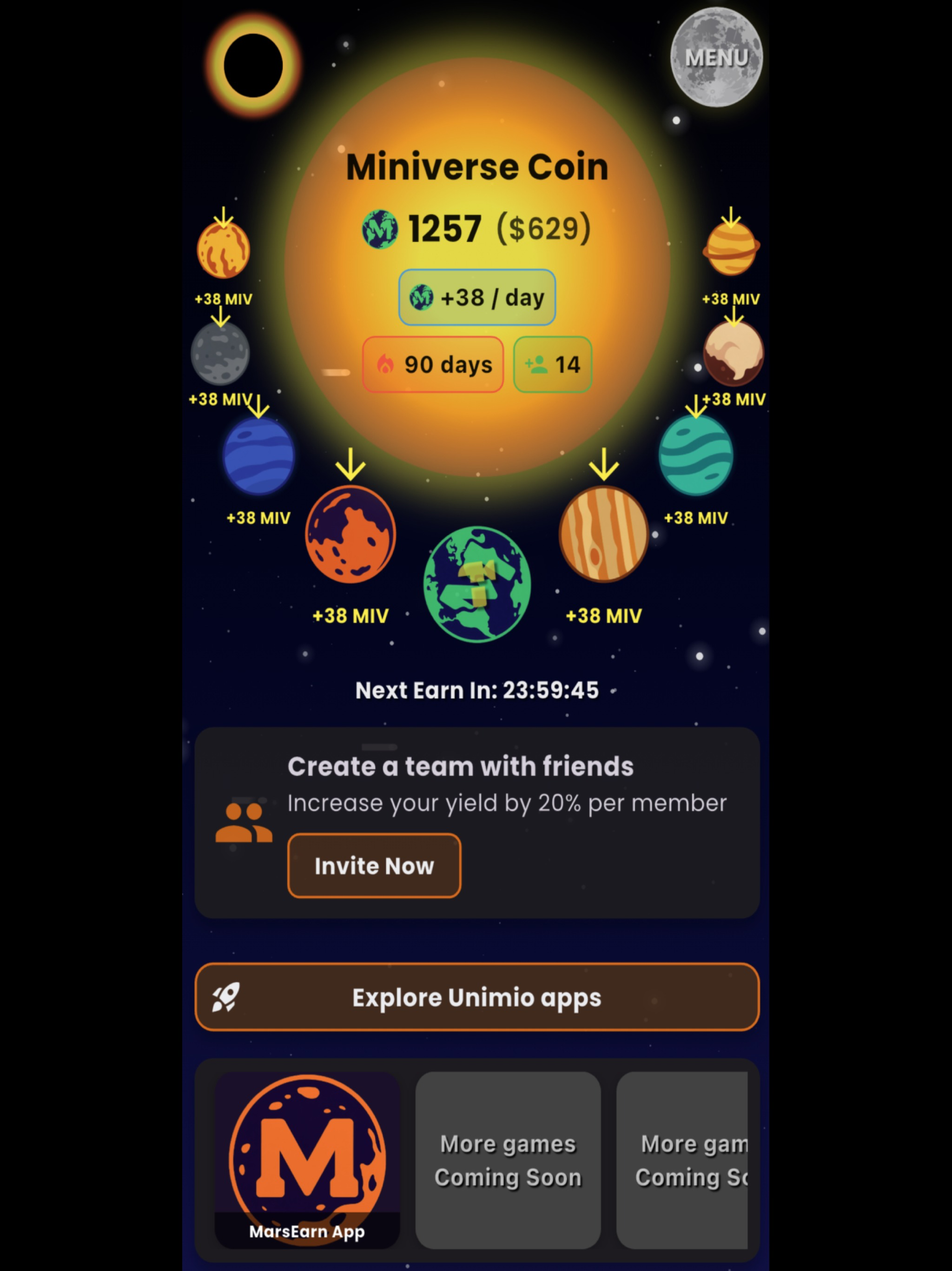 Miniverse App