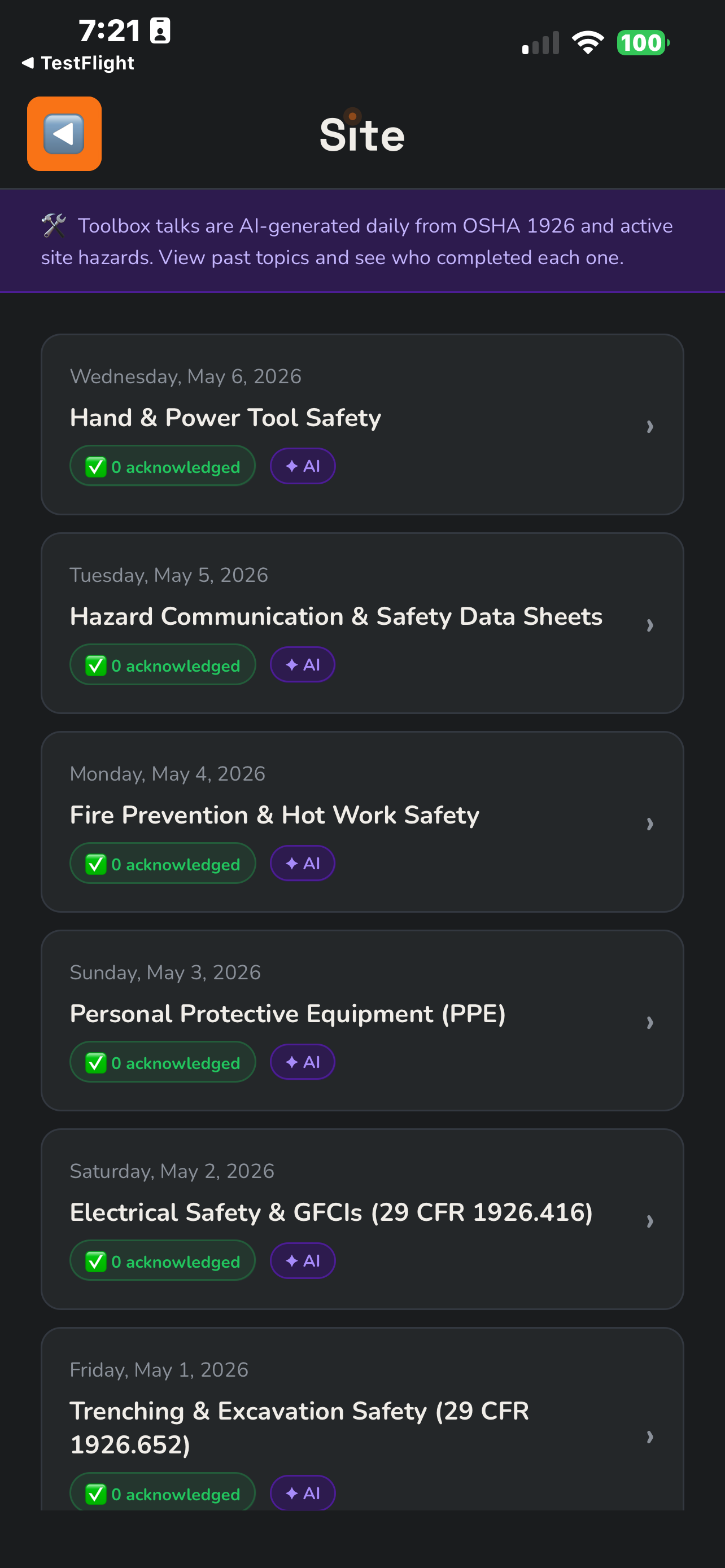 Site: Construction Awareness