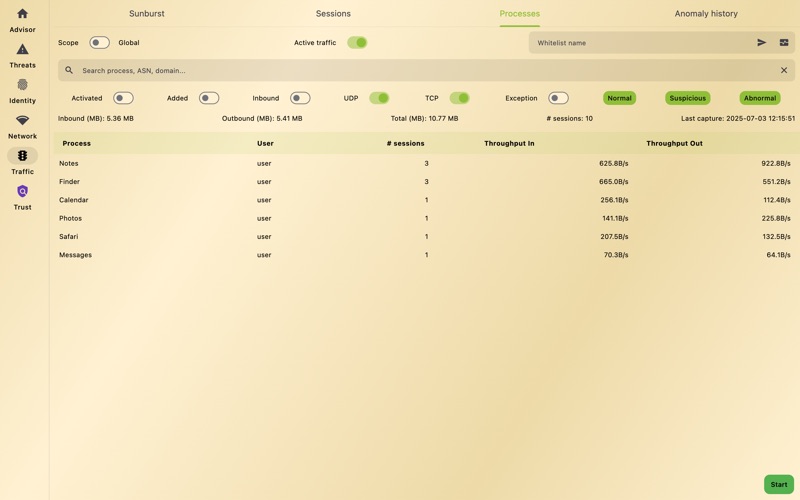App screenshot