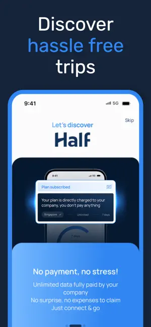 Half : eSIM for Business screenshot 4