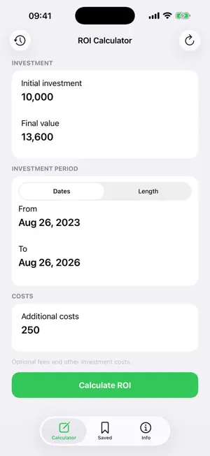 ROI Calculator - Calc screenshot 2