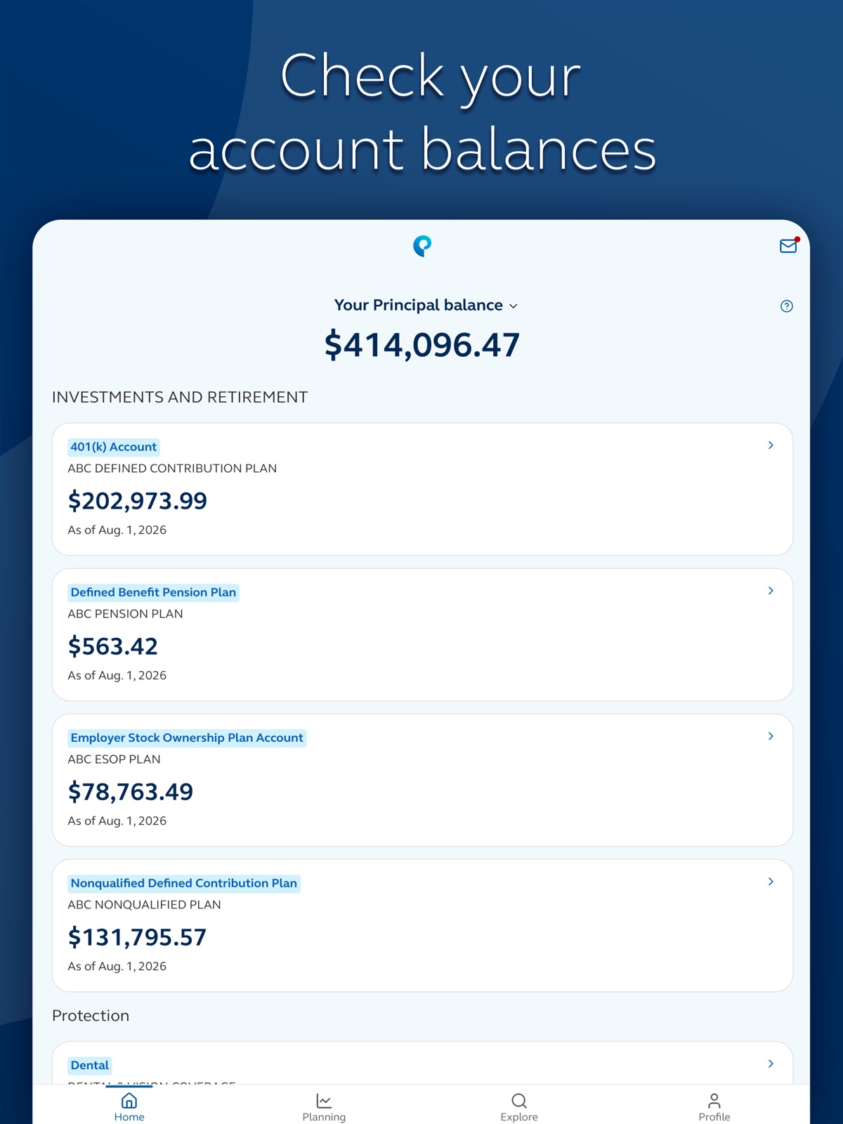 Principal® ipad screenshot 1