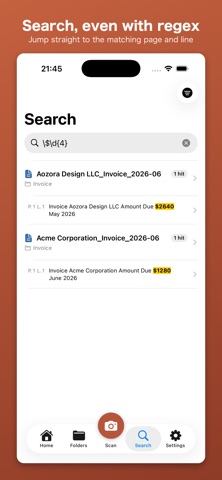 PDF Scanfolio: Scanner & Files Screenshot 2 of 5