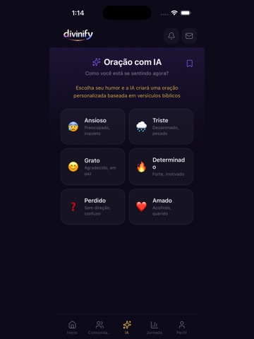 Divinify Pray iPad screenshot