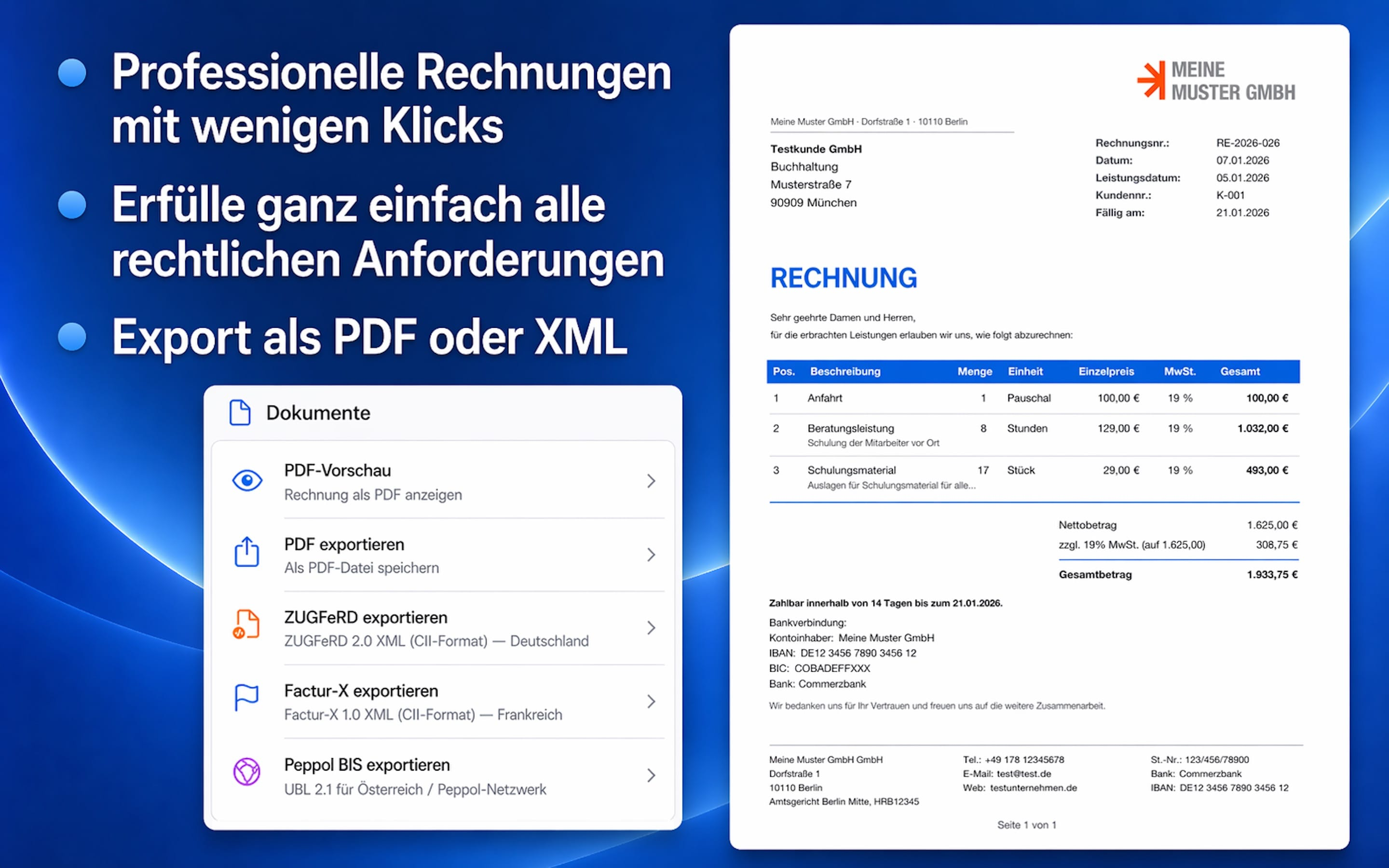 Rechnung Direkt: Invoice Maker screenshot 18