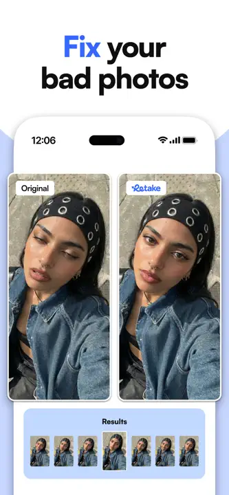 Retake AI Face & Selfie Editor : capture d’écran 4 sur 9