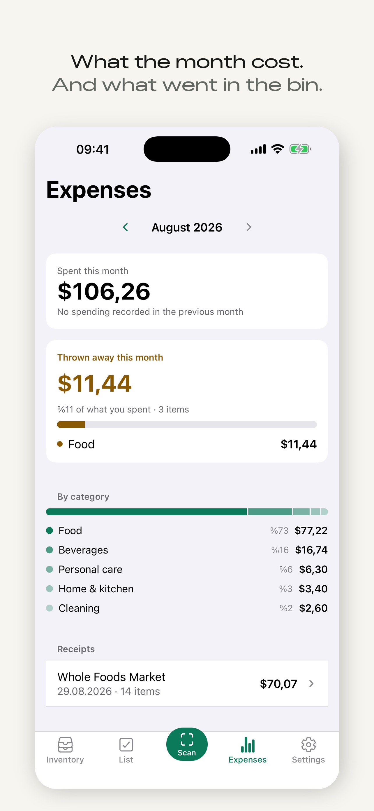 Screenshot 2 of Duneed: Receipt to Pantry