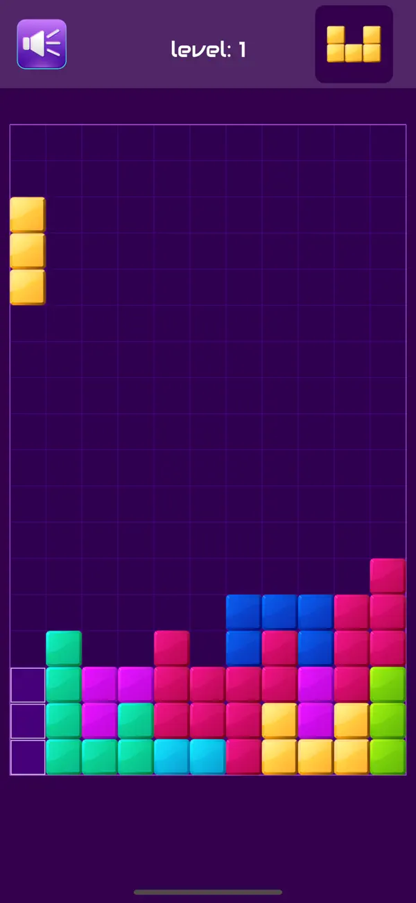 Screenshot #1 pour Bricks Puzzle Game For Watch
