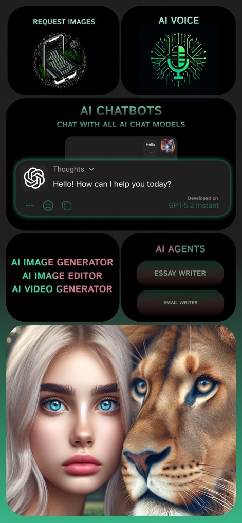 Clever AI Hub - Pro AI Agents - Discover a broad range of AI functions, including AI Chatbots for interactive communication and dedicated AI Agents for tasks like essay writing.