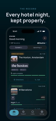 Stayed - Hotel Tracker Screenshot 4 of 7