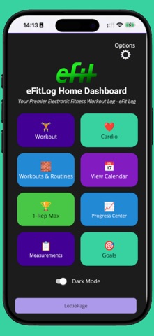 eFitLog: Strength Training Screenshot 1 of 10