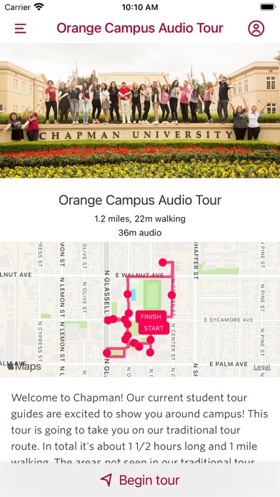 Chapman University Visitors Screenshot 4 - AppWisp.com