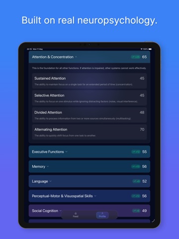Neuri: Brain Training & Focus iPad screenshot