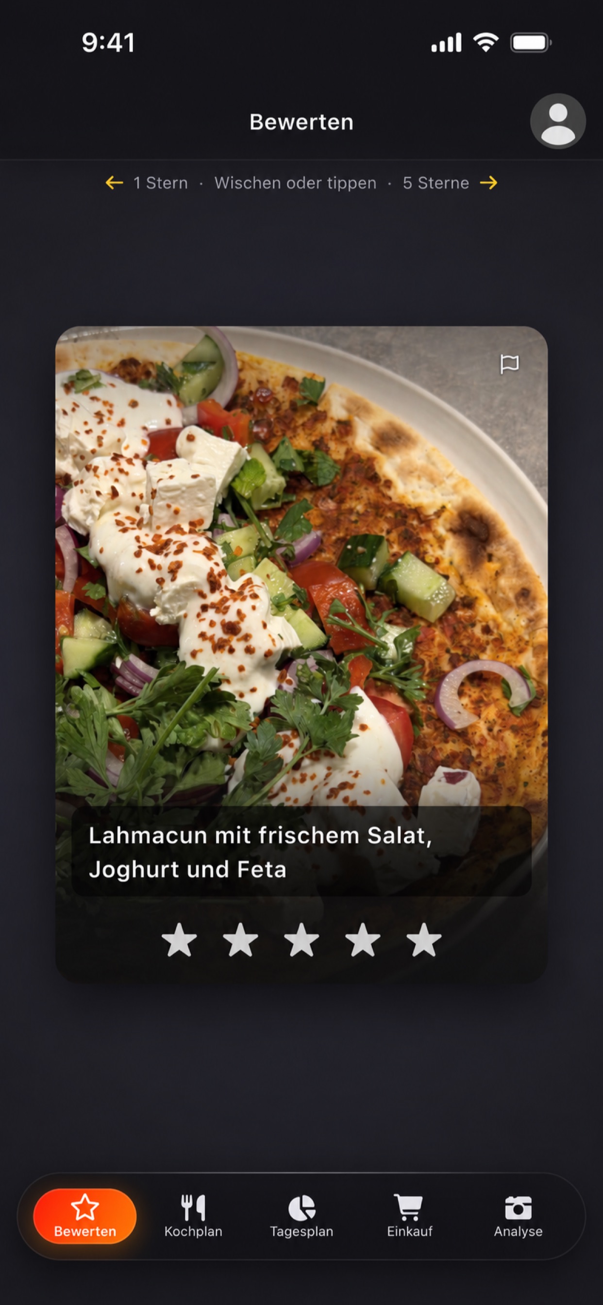Screenshot 1 of Werde Jetzt Fit: Essensplan