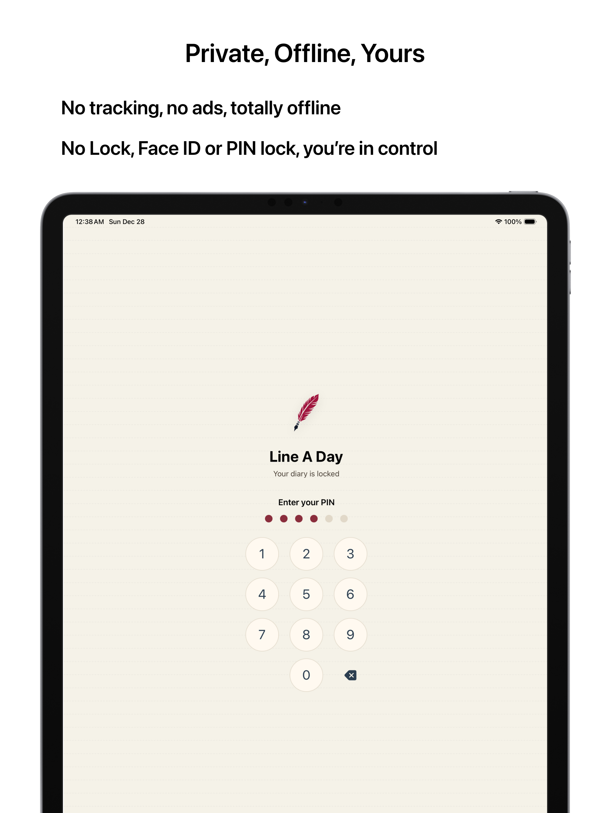 Line A Day Private Journal screenshot 8