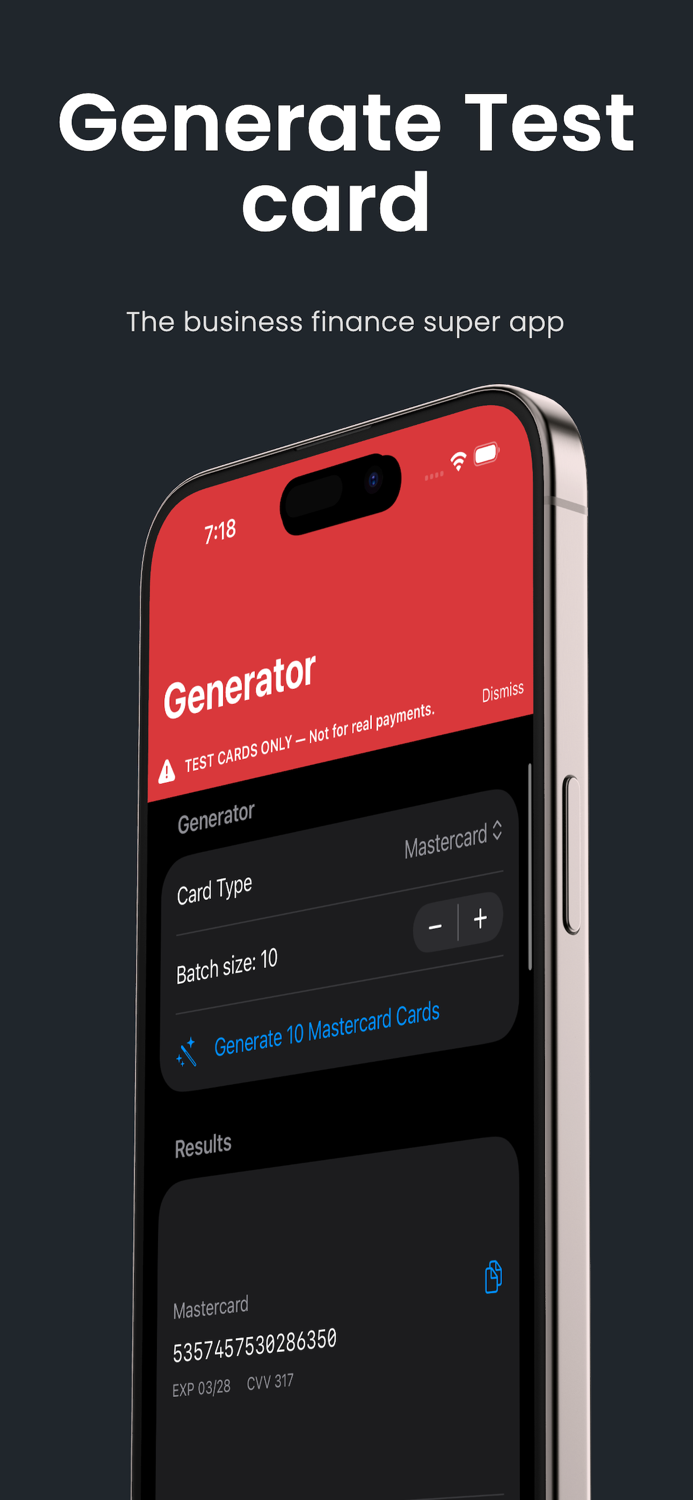 Credit Card Generator