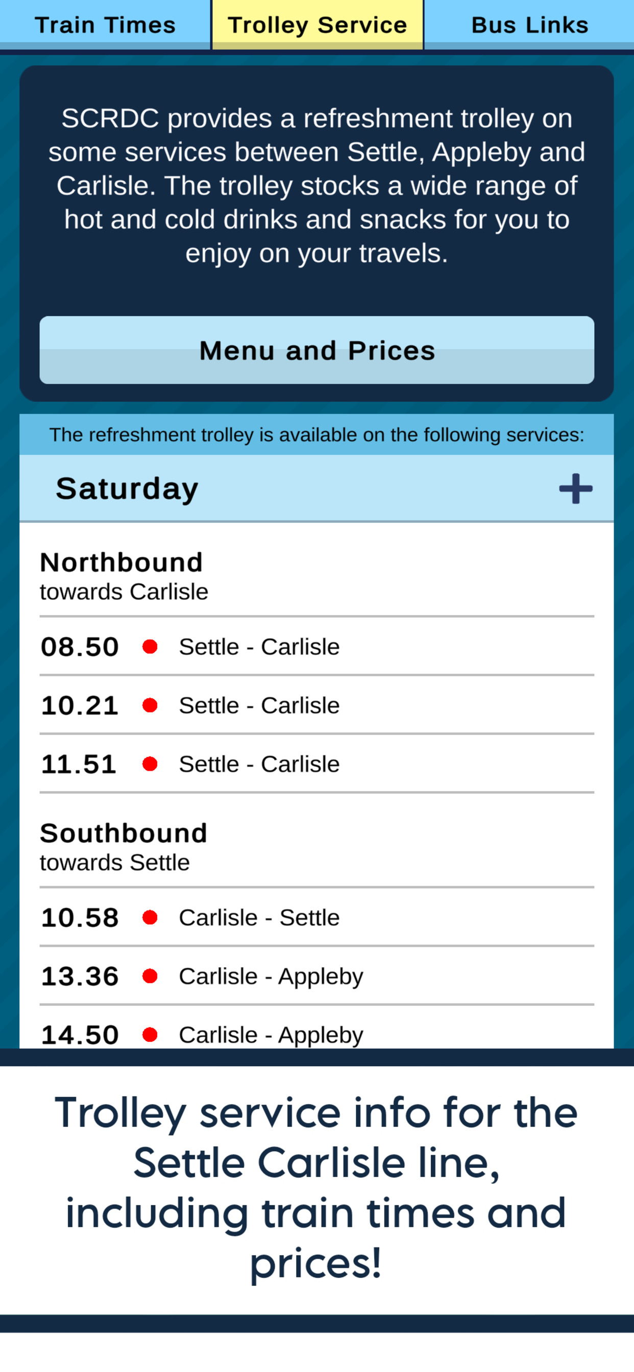 Traxplorer | Settle Carlisle