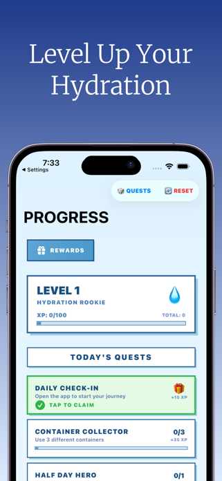Water Tracker - HydroHero Screenshot 2 of 7