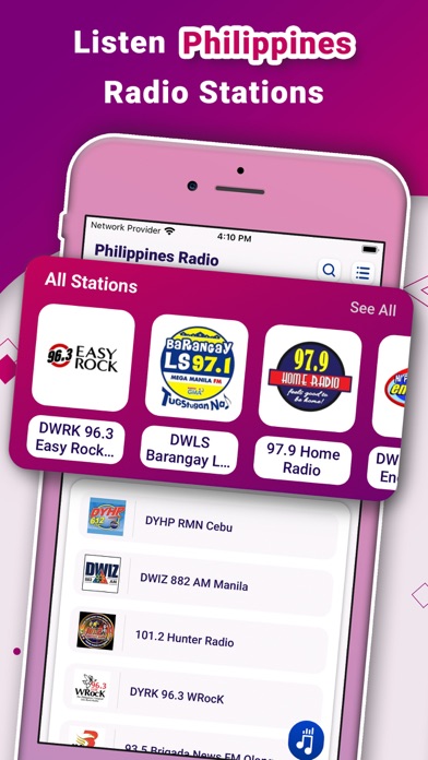 Screenshot #1 pour Philippines Radio - Live FM
