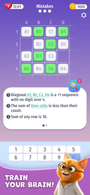 Logicat - Brain Puzzle screenshot 1