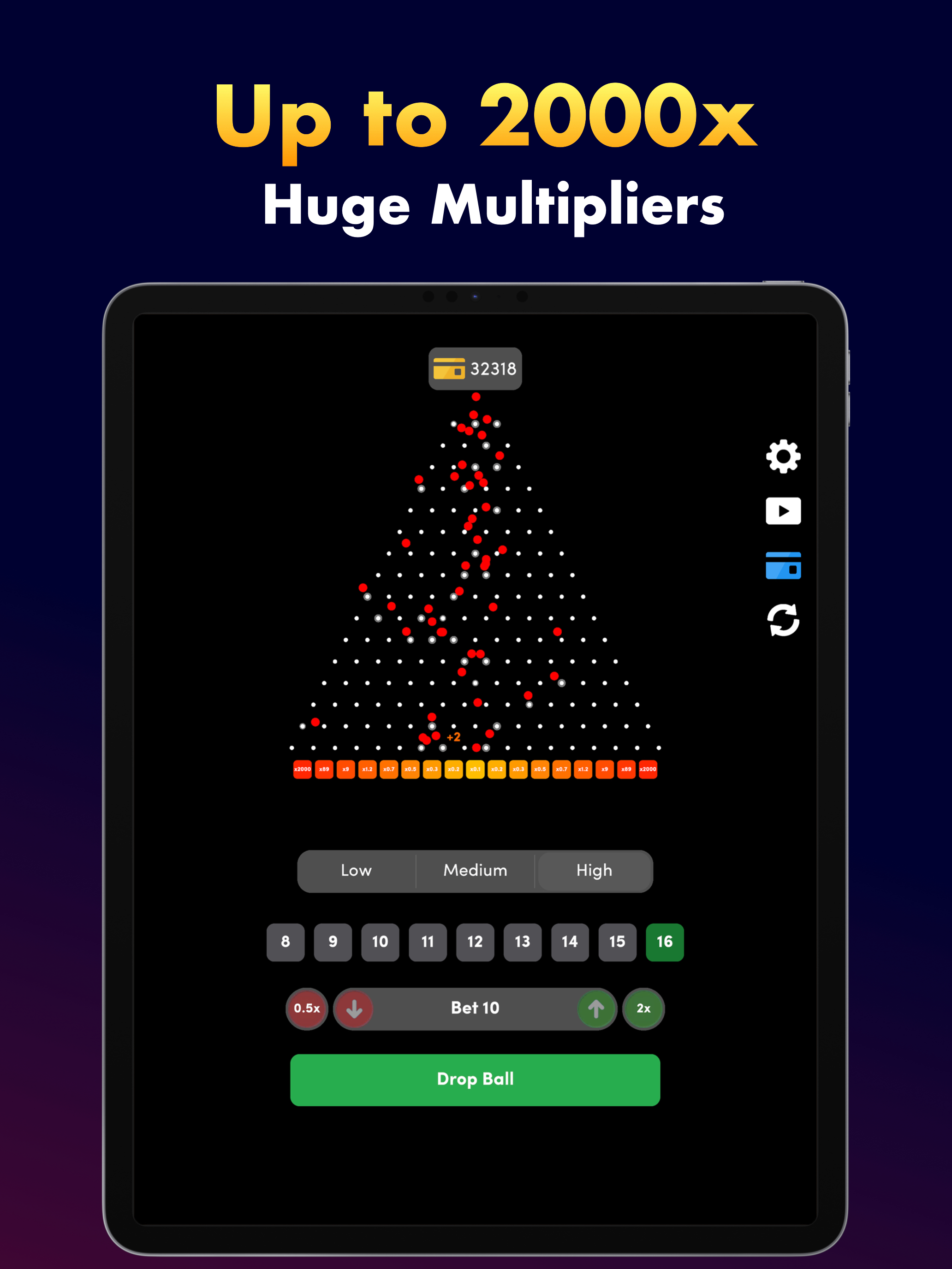 Plinko Pyramid Drop