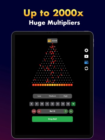 Plinko Pyramid Drop iPad screenshot